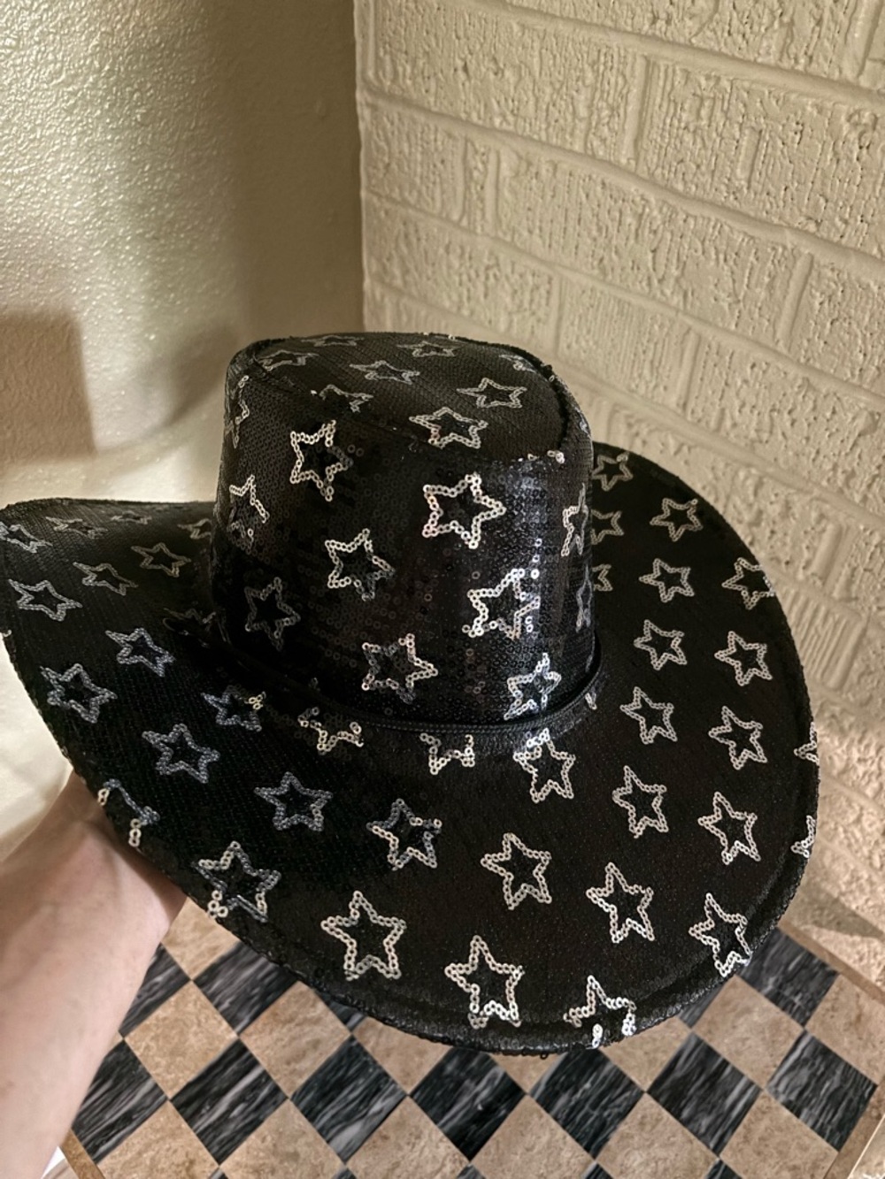 Sequins Star Cowboy Hat - Picture 2 of 4
